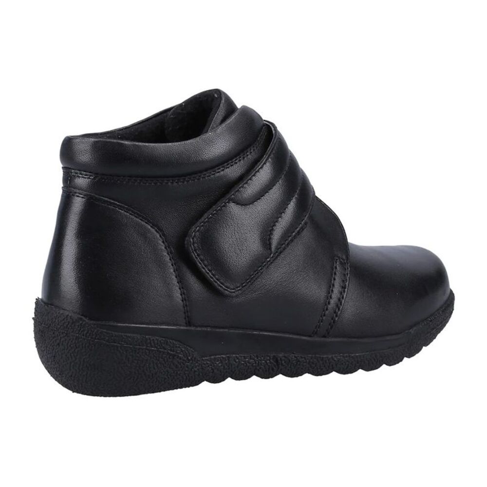 Fleet & Foster Womens/Ladies Shetland Leather Ankle Boots / Black - Picture 2 of 4